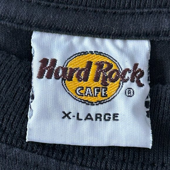 Vintage 90s Deadstock Madrid Spain Hard Rock Cafe T-Shirt Oversized Band… - Picture 3 of 9